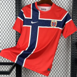 2026-27 Norway Home Fans Soccer Jersey (Right-Arm Patch)