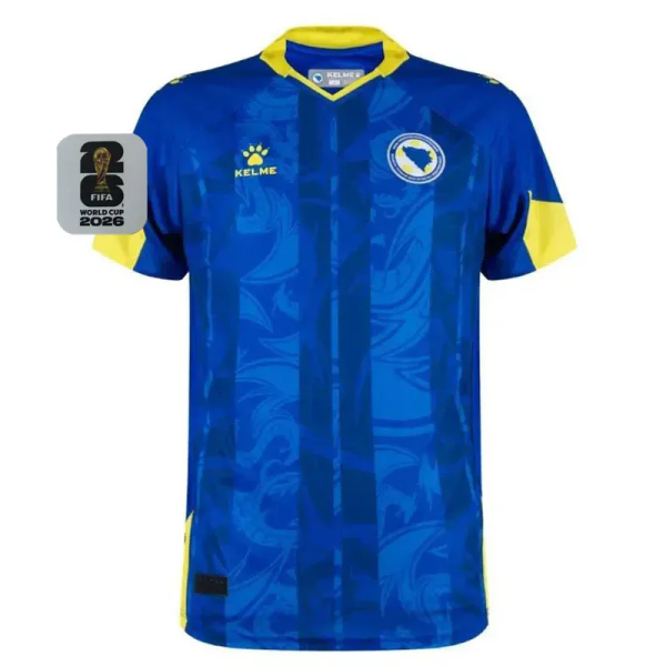 2026-27 Bosnia and Herzegovina Home Fans Soccer Jersey (Right-Arm Patch)