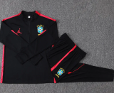 2026-27 Brazil Black Half Pull Tracksuit #B26034(半拉链)