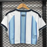 2026 World Cup Argentina Home Women Cheerleader Shirt (女啦啦短袖)