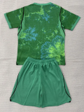 2026-27 Netherlands Green Goalkeeper Kids Soccer Jersey