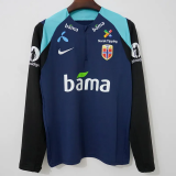 25-26 Norway Royal blue Top Half Pull Tracksuit (半拉上衣)