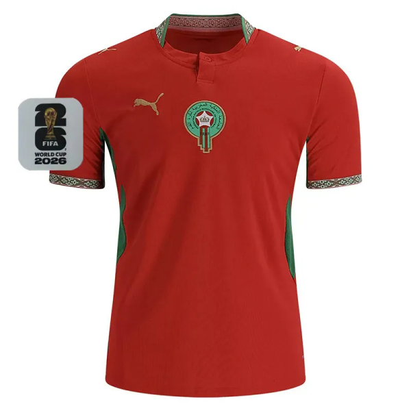2026-27 Morocco Home Fans Soccer Jersey (Right-Arm Patch)