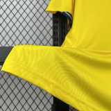 2026-27 Sweden Home Fans Soccer Jersey (Right-Arm Patch)