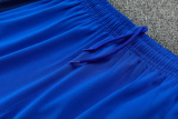 2026-27 France Fancy blue Half Pull Tracksuit (半拉链)
