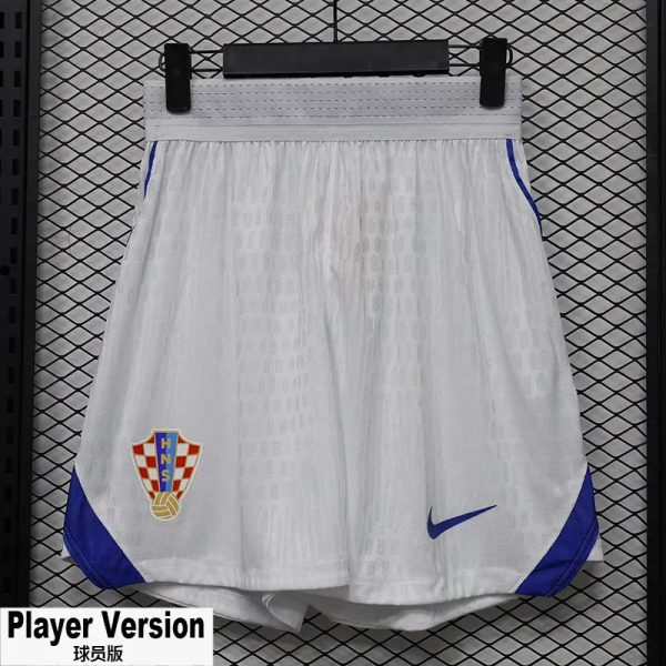 2026-27 Croatia Home Player Version Shorts Pants(球员短裤)