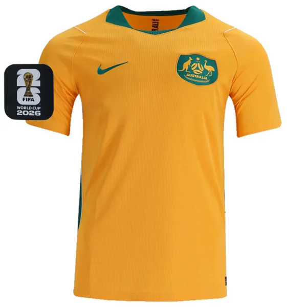 2026-27 Australia Home Fans Soccer Jersey (Right-Arm Patch)