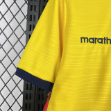 2026-27 Ecuador Home Fans Soccer Jersey (Right-Arm Patch)