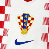 2026-27 Croatia Home Fans Soccer Jersey (Right-Arm Patch)