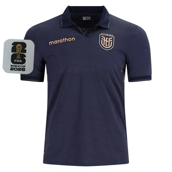 2026-27 Ecuador Away Fans Soccer Jersey (Right-Arm Patch)