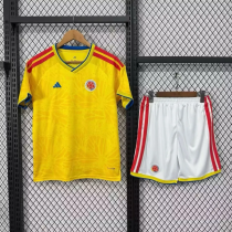 2026-27 Colombia Home White Shorts Adult Soccer Jersey(成人套装）