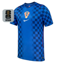 2026-27 Croatia Away Fans Soccer Jersey (Right-Arm Patch)