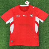 2026-27 Switzerland Home Fans Soccer Jersey (Right-Arm Patch)