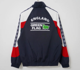 1998 England Royal blue Retro Windbreaker