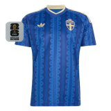 2026-27 Sweden Away Fans Soccer Jersey (Right-Arm Patch)
