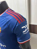 26-27 Man Utd Blue Special Edition Player Version Soccer Jersey (红边)