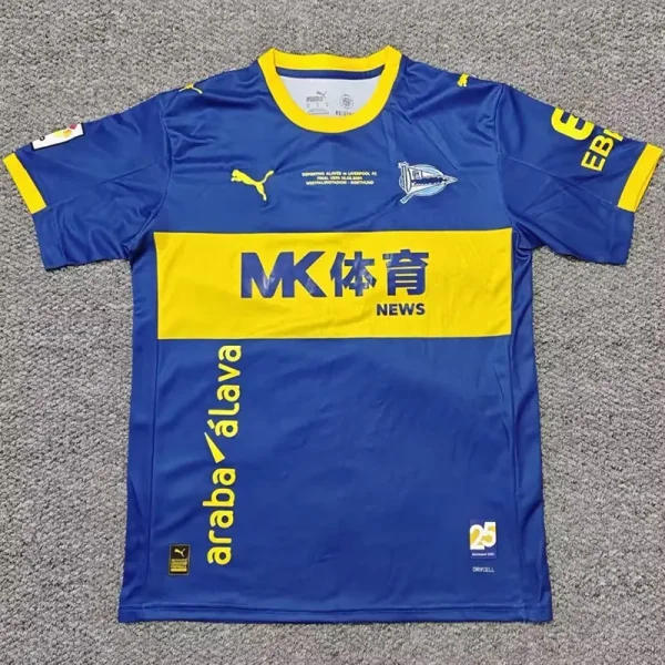 25-26 Alaves Blue Special Edition Fans Soccer Jersey