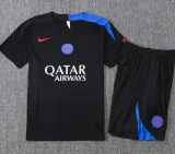 25-26 PSG Black Training Short Suit #D25255