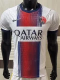 26-27 PSG Whie Red Player Version Soccer Jersey