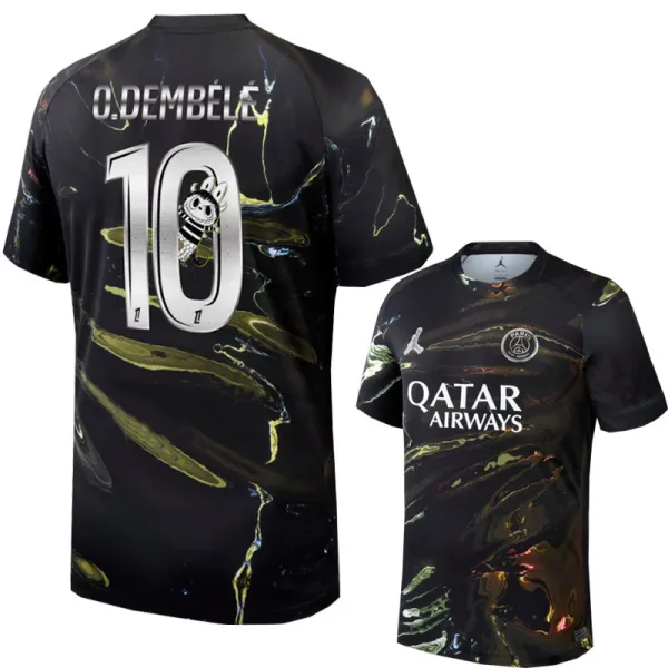 25-26 PSG Jordan Night Edition O.Dembélé #10 Labubu Print Fans Soccer jersey