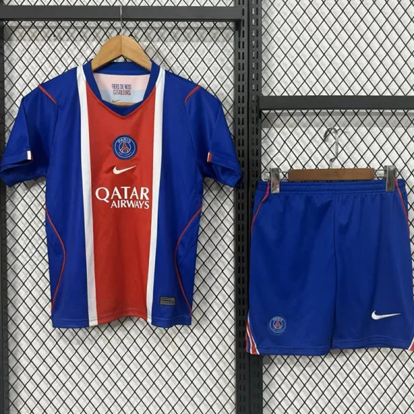 26-27 PSG Home Kids Soccer Jersey