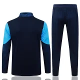 25-26 Marseille Royal blue Kids Half Pull Tracksuit #E25197(童装)(半拉链)
