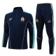 25-26 Marseille Royal blue Half Pull Tracksuit #B25153(半拉链)
