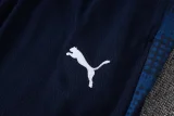 25-26 Marseille Lake blue Kids Half Pull Tracksuit #E25194(童装)(半拉链)