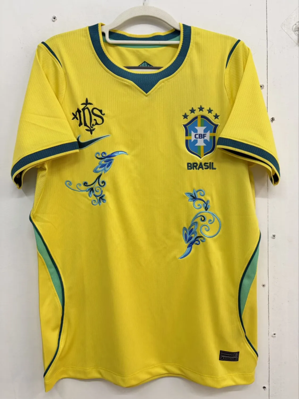 2026-27 Brazil Home Fans Soccer Jersey（刺绣）
