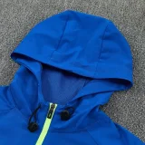 26-27 Marseille Fancy blue Windbreaker Suit (Hoodie)(风衣套装)