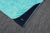 25-26 Marseille Lake blue Kids Half Pull Tracksuit #E25194(童装)(半拉链)