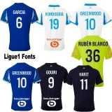 25-26 Marseille Third 1:1 Fans Soccer Jersey