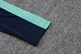 25-26 Marseille Royal blue Half Pull Tracksuit #B25153(半拉链)
