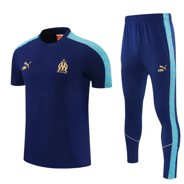 26-27 Marseille Royal blue Short shirts and Long trousers Suit (圆领)