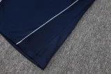 25-26 Marseille Royal blue Half Pull Tracksuit #B25153(半拉链)