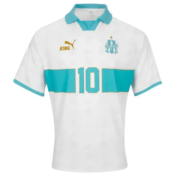2025-26 Marseille King Series #10 White Soccer Jersey