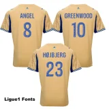 2025-26 Marseille Earthy Yellow Player Version Soccer Jersey