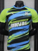 2025-26 Marseille Green Blue Special Edition Player Version Training shirts