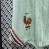 2026-27 France Away Player Version Shorts Pants (浅绿色)(球员短裤)