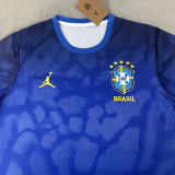 2026-27 Brazil Blue Special Edition Training shirts (飞人标)