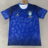 2026-27 Brazil Blue Special Edition Training shirts (飞人标)