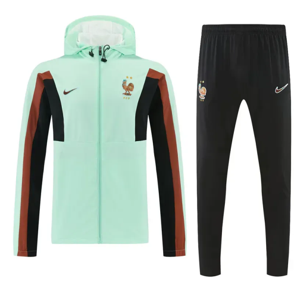 2026-27 France Light green Windbreaker Suit (风衣套装)