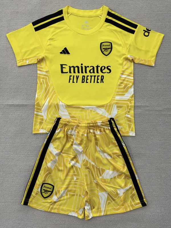 26-27 ARS Yellow Goalkeeper Kids Soccer Jersey