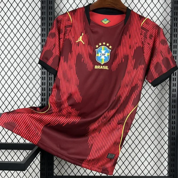 2026-27 Brazil JD Red Goalkeeper Fans Soccer Jersey