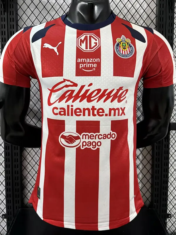 25-26 Chivas Guadalajara Home Player Version Soccer Jersey