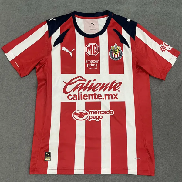 25-26 Chivas Guadalajara Home Fans Soccer Jersey