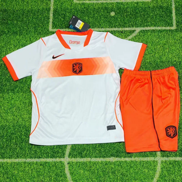 2026-27 Netherlands Away Kids Soccer Jersey