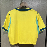 2026 World Cup Brazil Home Women Cheerleader Shirt (女啦啦短袖)