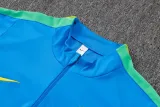 2026-27 Brazil Lake blue Half Pull Tracksuit #B26041(半拉链)