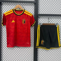 2026-27 Belgium Home Kids Soccer Jersey